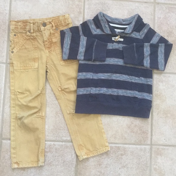 OshKosh Boys Striped Pocket Tee and Jeans - Picture 8 of 8